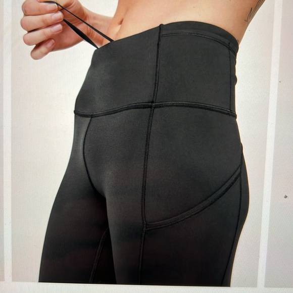 Lululemon fast & Free 7/8 tight II nulux 25” (stock pic is just to show style) - Picture 9 of 11